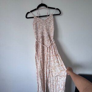 American Eagle Beige and White Dress XS